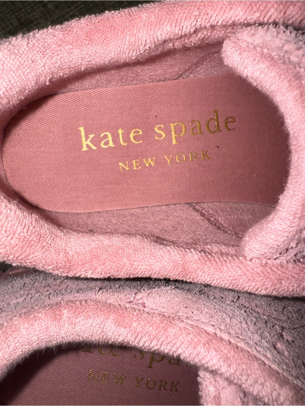 Kate Spade New York K As In Kate Pink Suede Runner Sneakers 8 - Picture 7 of 14